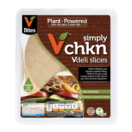 V Bites Simply Chkn deli slices 100g
