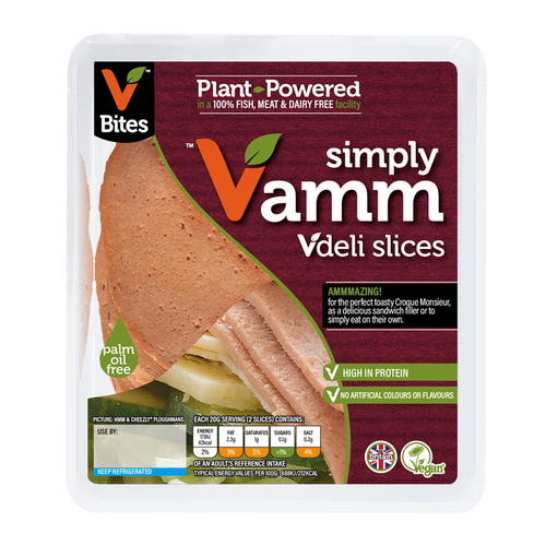V Bites Simply Vamm deli slices 100g