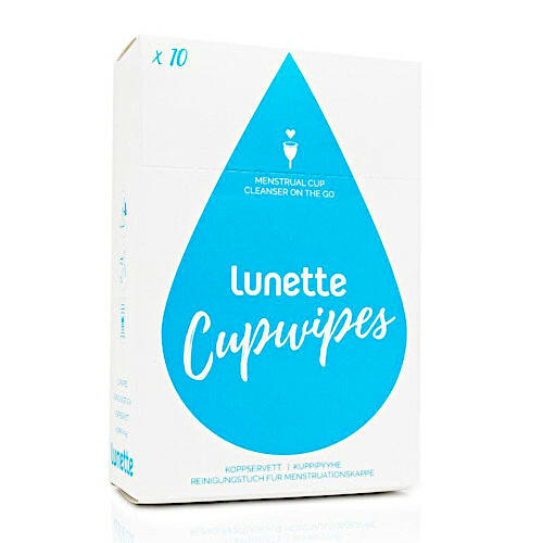 Lunette Cup Wipes 10pk