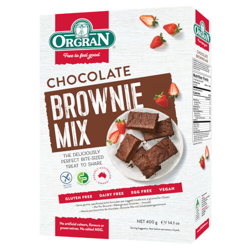 Orgran Chocolate Brownie Mix 400g