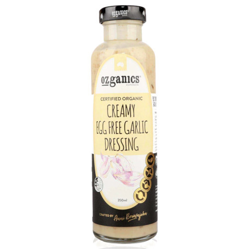 Ozganics Creamy Garlic Dressing 350ml