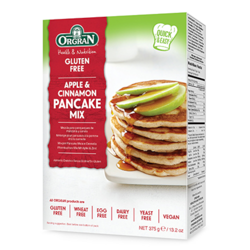 Orgran Apple and Cinnamon Pancake mix 375g
