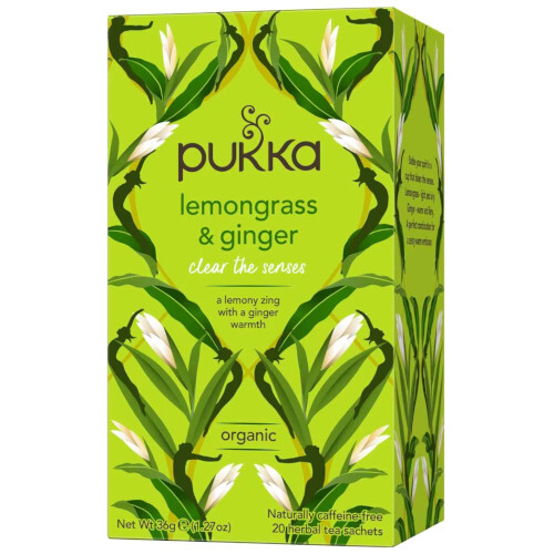 Pukka Lemongrass and Ginger Tea