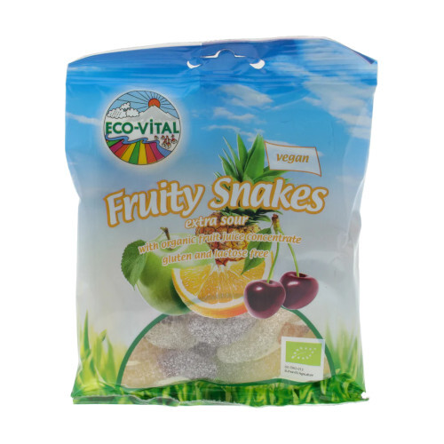 Eco-Vital Fruity Snakes 100g