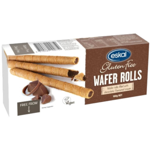 Eskal Chocolate Wafer Rolls 100g