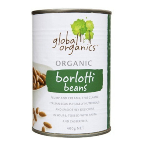 Global Organics Borlotti Beans 400g