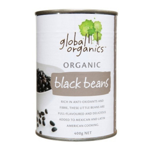 Global Organics Black Beans 400g