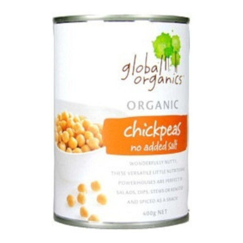 Global Organics Chickpeas (no add. salt) 400g