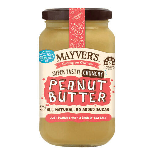 Mayvers Crunchy Peanut Butter 375g