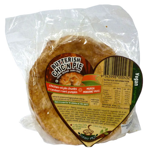 Funky Pies Butterish Chickn Pie