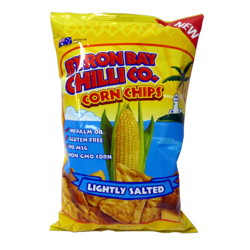 Byron Bay Chilli Co Lightly Salted Corn Chips 250g