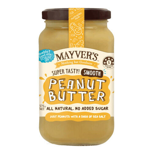 Mayvers Smooth Peanut Butter 375g