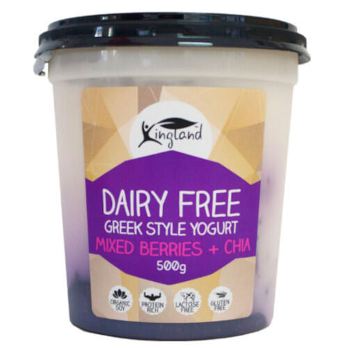 Kingland Greek Style Mixed Berry Chia Yogurt 500g