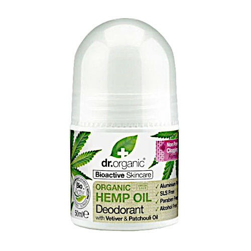 Dr Organic Roll On Deo Hemp Oil 50ml