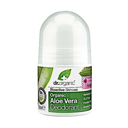 Dr Organic Roll On Deo Aloe Vera 50ml