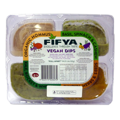 Fifya Vegan Dips Selection 4 x100g