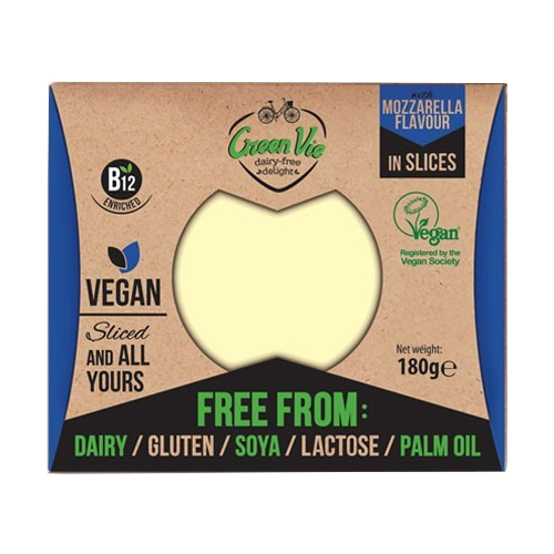 Green Vie Mozzarella Style Slices 180g