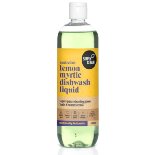 Simply Clean Lemon Myrtle Dishwash Liquid 500ml