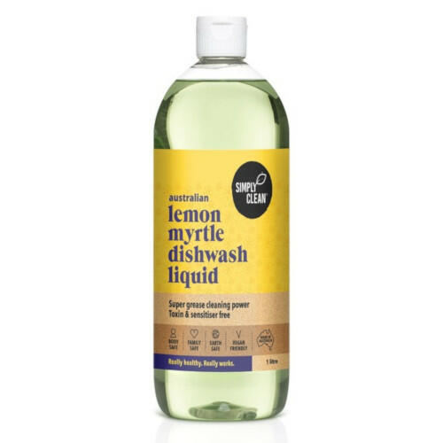 Simply Clean Lemon Myrtle Dishwash Liquid 1L