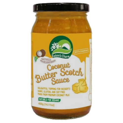 Natures Charm Coconut Butter Scotch Sauce 400g
