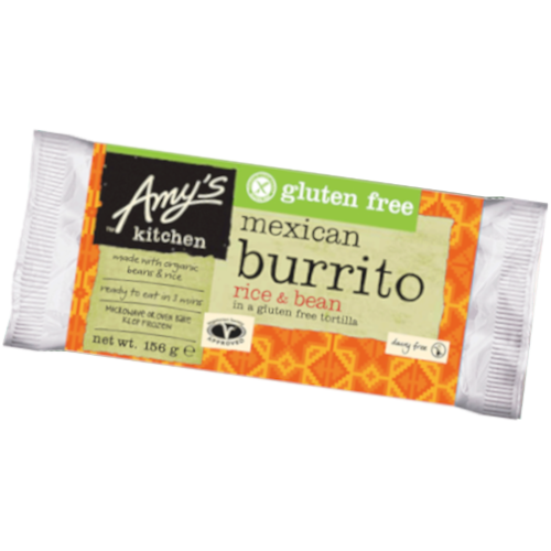 Amys Kitchen Mexican Burrito Gluten Free 156g