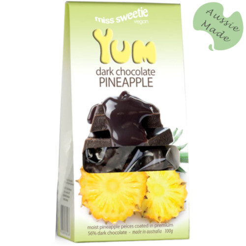 Miss Sweetie Dark Choc Pineapple 100g
