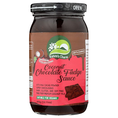 Natures Charm Coconut Choc Fudge Sauce 400g
