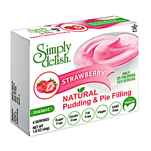Simply Delish Strawberry Pudding and Pie Filling 44g