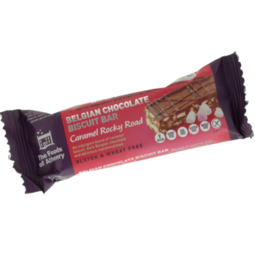 Belgium Chocolate Caramel Rocky Road Bar 55g