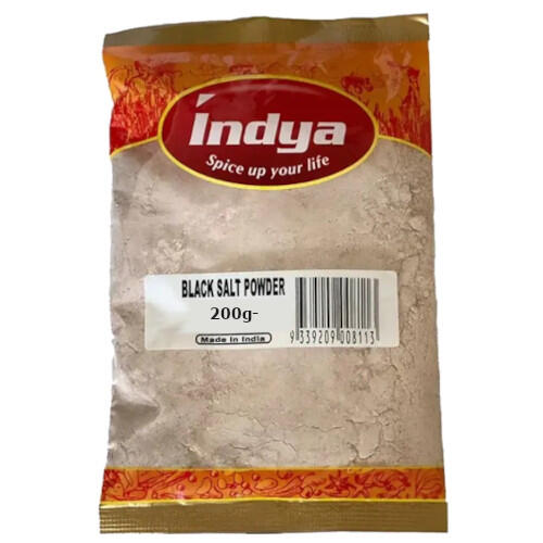 Indya Ground Black Salt 200g
