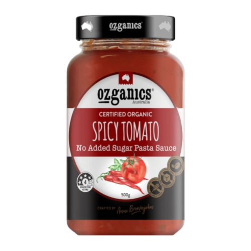 Ozganics Pasta Sauce Spicy Tomato NAS 500g