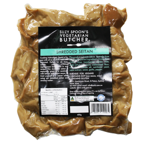 Suzy Spoons Shredded Seitan 400g