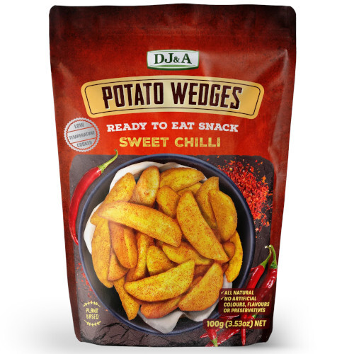 DJ&A Potato Wedges Sweet Chilli 100g