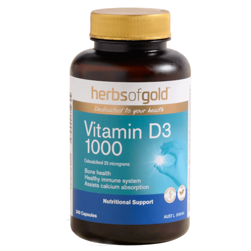 Herbs of Gold Vitamin D3 120 caps