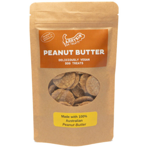 Larrykin Dog Treats Peanut Butter 125g