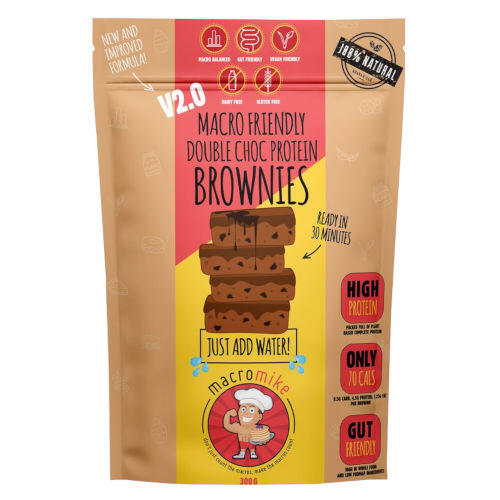 Macro Mike Double Choc Protein Brownie 300g