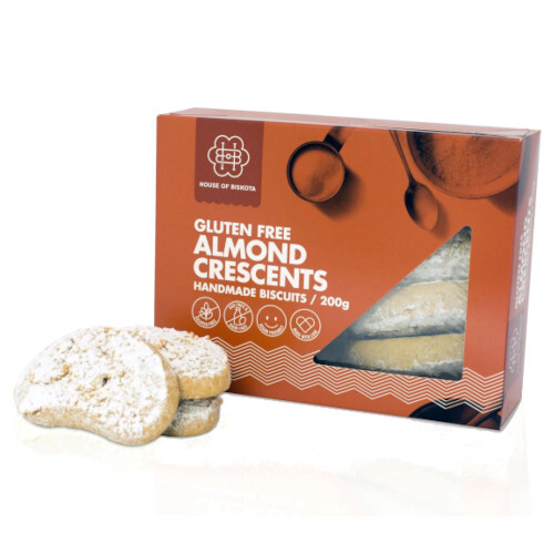 House of Biskota Almond Crescents GF 200g
