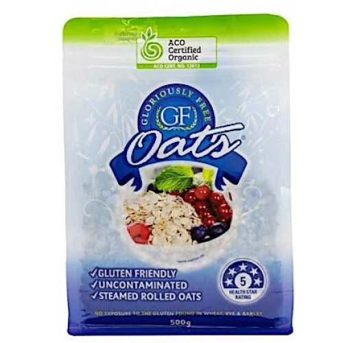Gloriously Free Organic Uncontaminated Oats 500g