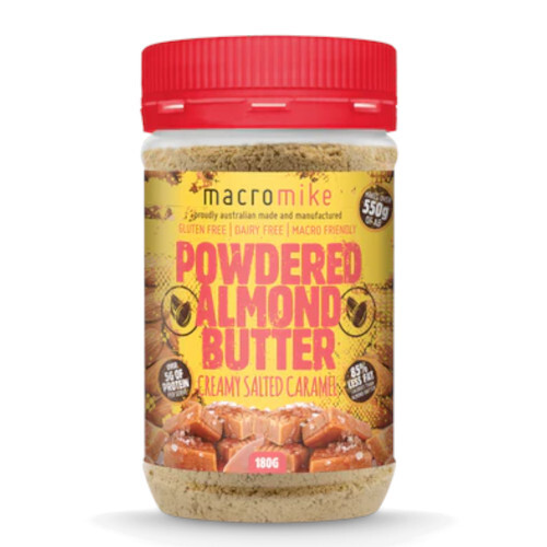 Macro Mike Powdered Almond Butter Salted Caramel 180g