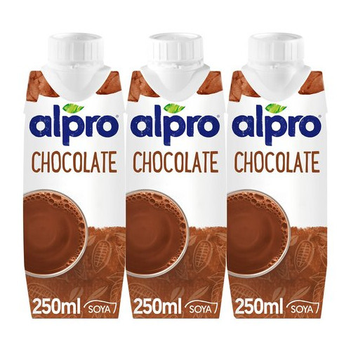 Alpro Chocolate Milk (Soya) 3 x 250ml