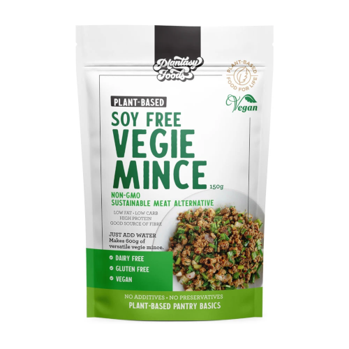 Plantasy Foods Vegie Mince Soy Free 150g