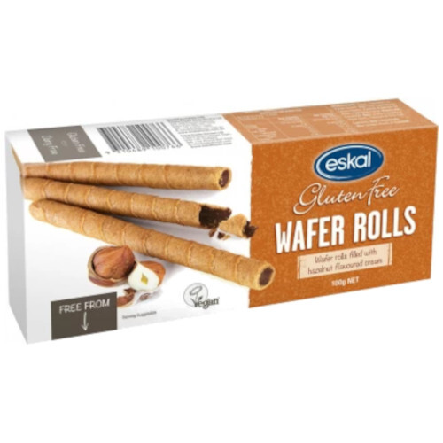 Eskal Hazelnut Wafer Rolls 100g
