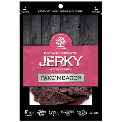 Plant Based Jerky Fake'N Bacon 70g