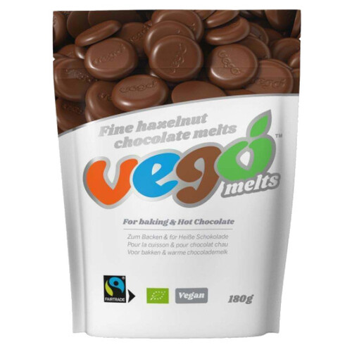 Vego Hazelnut Chocolate Melts 180g