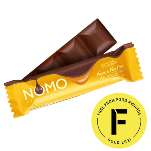 Nomo Caramel Choc Bar 38g