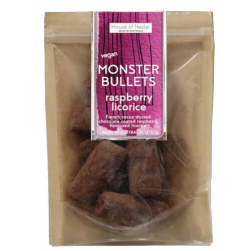 Nestar Licorice Raspberry Monster Bullets 200g