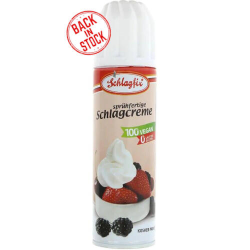 Schlagfix Vegan Spray Topping Cream 200ml
