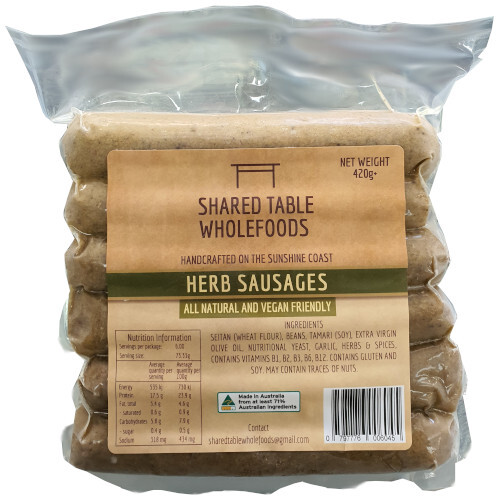 Shared Table Wholefoods Herb Sausages 420g