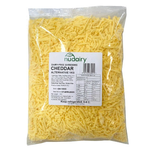 NuDairy Shredded Cheddar 1kg