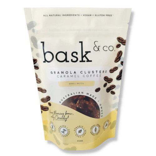 Bask and Co Granola Clusters Caramel Coffee 250g